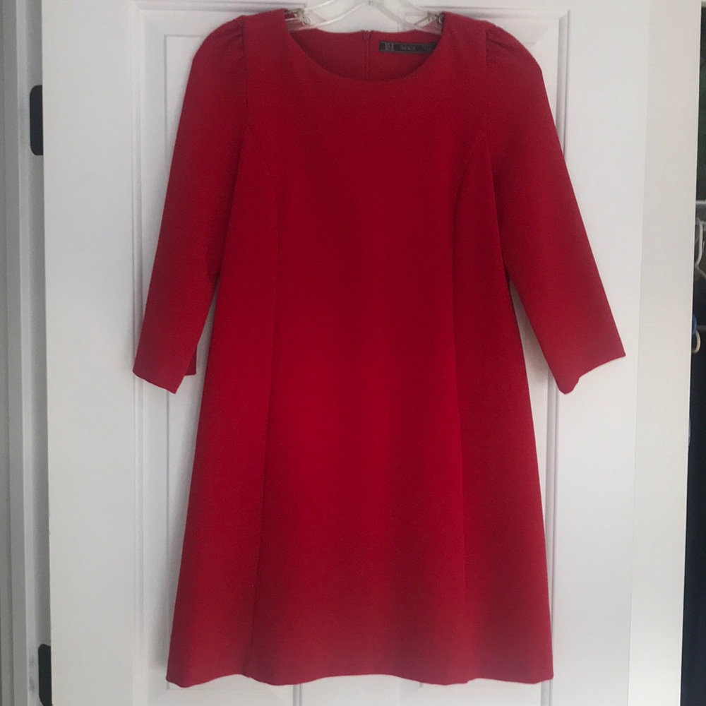 Zara red dress
